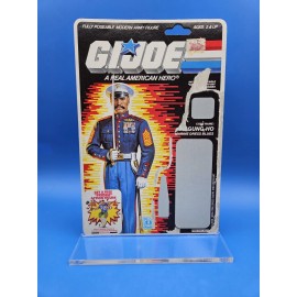 G.I. Joe Vintage Backer Acrylic Display Base  No Toy 4 Sale