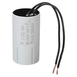 PATIKIL CBB60 15uF Running Capacitor, AC 450V 2 Wires 50/60Hz Cylinder 70x38mm for Water Pumps,Washing Machines Motor Start