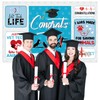 Congrats Vet Backdrop Banner - Doctor Grad Graduation Party Background
