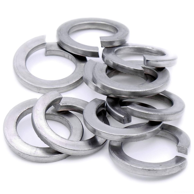 M12 (12mm) Rectangular Spring Split Lock Washer - Stainless Steel