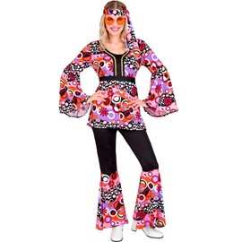W WIDMANN MILANO Party Fashion - Costume 70s Groovy Style, Reggae, Hippie, Flower Power, Disco Fever, Schlagermove
