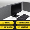OBEX Acoustical Cubicle Privacy Screen Extender Desk Panel & Office