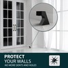 Mega Handles Curved Floor Door Stopper, Quickly Installed Wall Protector,