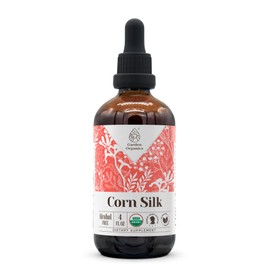 Corn Silk USDA Organic Alcohol-Free Extract | Dietary Supplement, High-Potency Tincture | Natural Certified Organic Corn Silk (Zea Mays) Dried Silk 4 oz