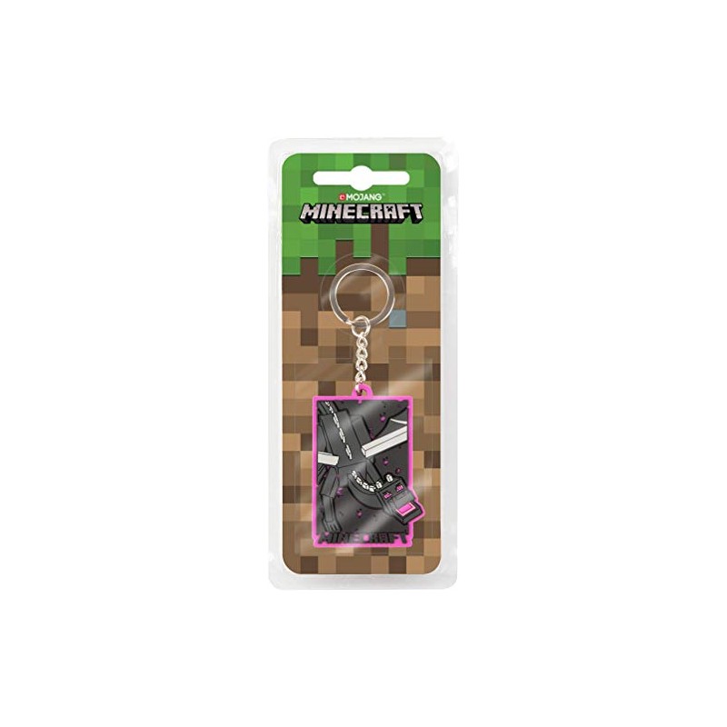 Mine Craft Ender Dragon Keyring, black
