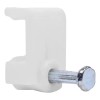 Grapa Para Cable Plano 38 De Pulgada Blanco 10 Piezas