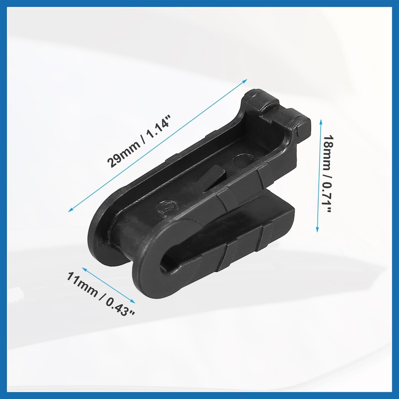 A ABSOPRO Universal Front Wiper Blade Arm Adapter Clip J