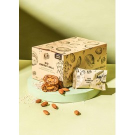 KoRo Bio Energy Ball Salted Almond - Organic and Vegan - With Almond Sauce - High Fibre Content