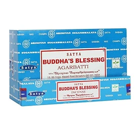 Satya Buddha's Blessing Incense Sticks - Box of 12 packs Ayurvedic Range