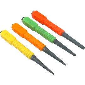 Color Coded Nail Punch Set, 4 Pieces, 1/32, 1/16, 3/32, 1/8" Tips