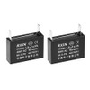 uxcell Ceiling Fan Capacitor CBB61 1.5uF 450V AC Single Insert