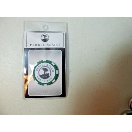 PEACH BEACH Logo (Green) Poker Chip - NEW