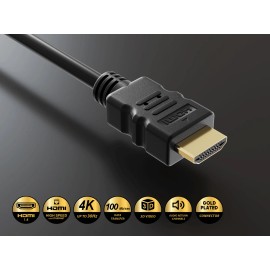 Cable Leader 1.5ft High Speed HDMI to Mini HDMI Cable with Ethernet, 4K@30Hz, HDMI 1.4