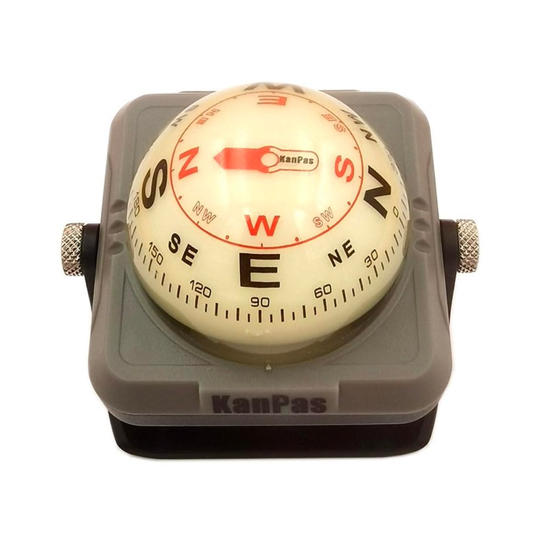 KanPas V-39-L Dashboard Ball Compass for Car with Double Dials