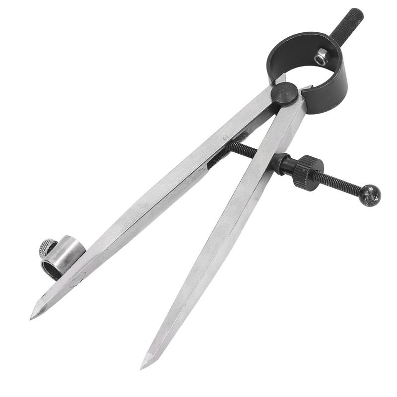 Wing Divider Gauge Carbon Steel Adjustable Angle Lockable Scribing Tool