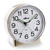 Atlanta Quartz Alarm Clock without Ticking Sweeping Seconds Analogue Light