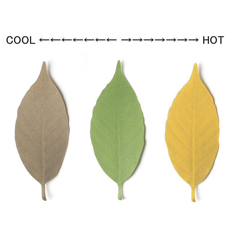 +d サーモメーター リーフ S 8枚入 d-710-S 【温度で色が変わる】