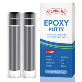 Epoxy Putty Stick - 2-Part Quick Repair Adhesive for Pools, Heaters, Metal, Plastic & Ceramic | Water-Resistant, Black (120g)