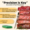 Wireless Meat Thermometer with Digital Meat Probe, Measures Internal &