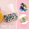Boutiem 150Pcs Animal Clay Beads Cute Panda Cat Rabbit Dog