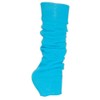 Luxurious Ladies 80's Dance Plain Ribbed Leg Warmers, Neon Leg