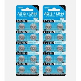Unbranded 10-50Pcs AG13 LR44 A76 357 357A LR1154 SR1154 SR44 1.5V Button Battery Coin Cell - 20pcs