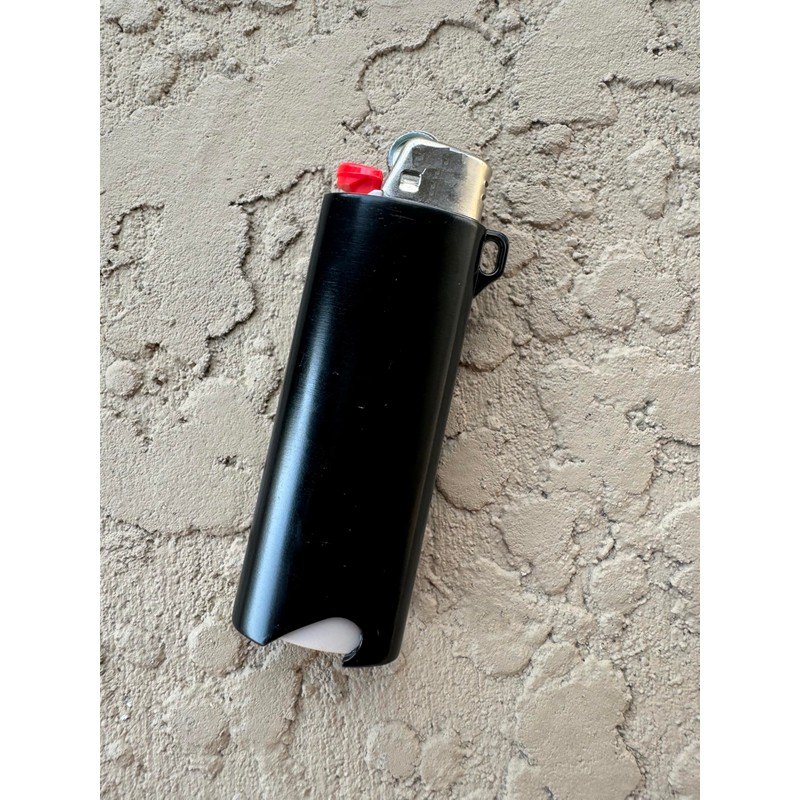 Metal Lighter Case Fits BIC with Bottle Opener Standard Full