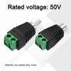 sourcing map 20Pcs RCA Cable Solderless Adapter, Audio/Video Speaker Wire