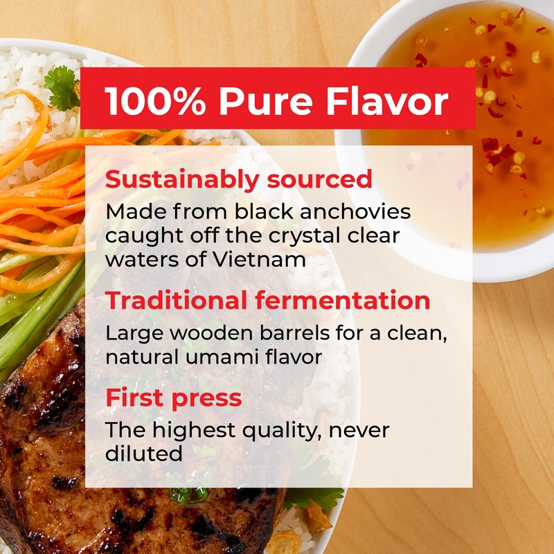 Red Boat Fish Sauce | Premium 40°N fish sauce sustainably