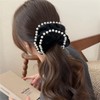 [VIISEN] Hair Rubber Scrunchy Pearl Hair Elastic Adult Stylish Set
