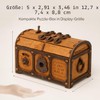 WOODEN.CITY Treasure Chest Сlue Box Wooden Puzzle Box - 3D