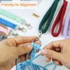 suo long Macrame Kit Macrame Keyring Making Kit Includes Key