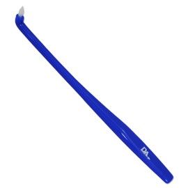6 x Slim Interspace Toothbrush, Blue Brushes for Orthodontic Braces & Bridges