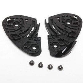 Shoei CW-1 Quick Release Self-Adjusting Base Plate Full Set Motorcycle Helmet Accessories - Black/One Size