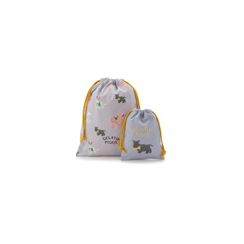 Gelato Pique PWGB252543 SUMMER DOG Pattern Drawstring Set, blue, (BLU)