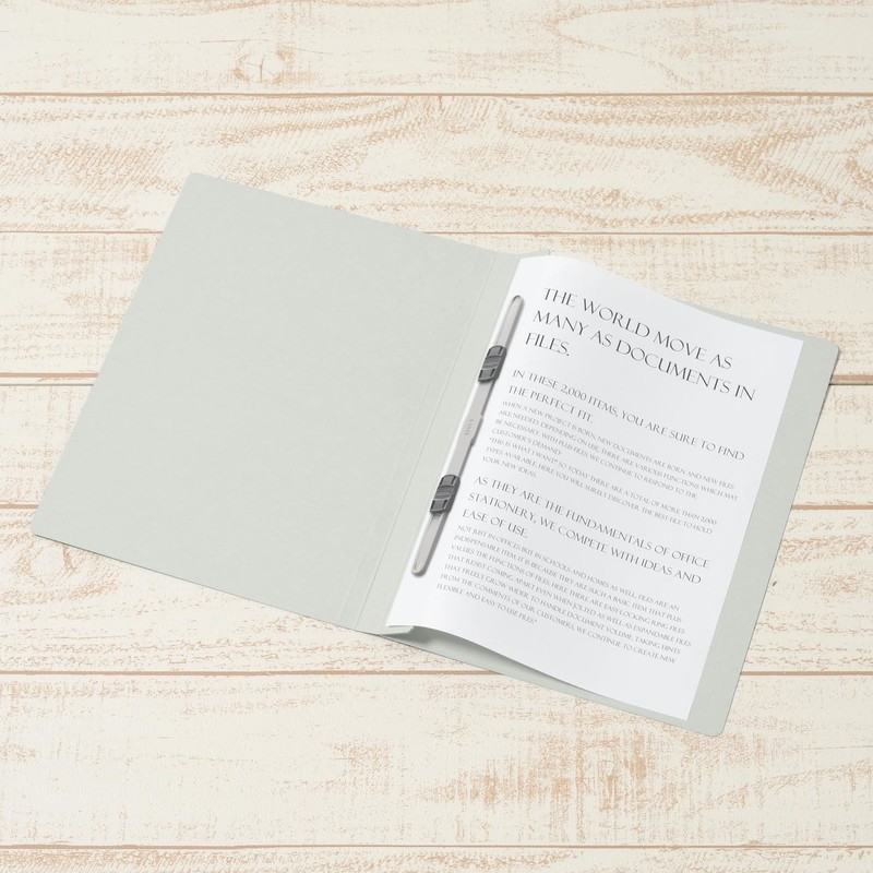 Plus Flat File Resin Jig B5 Vertical Gray 10 Books