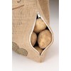 Tea Life Basket, Beige, Width 10.8 x Height 15.0 inches