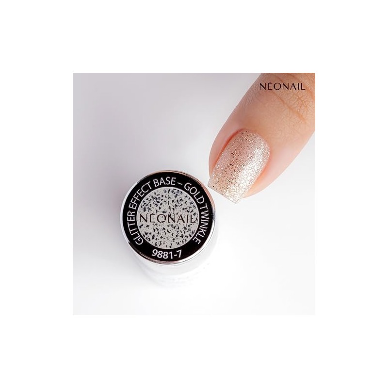 NEONAIL UV Nagellack - Base Coat Gel UV - Glitter