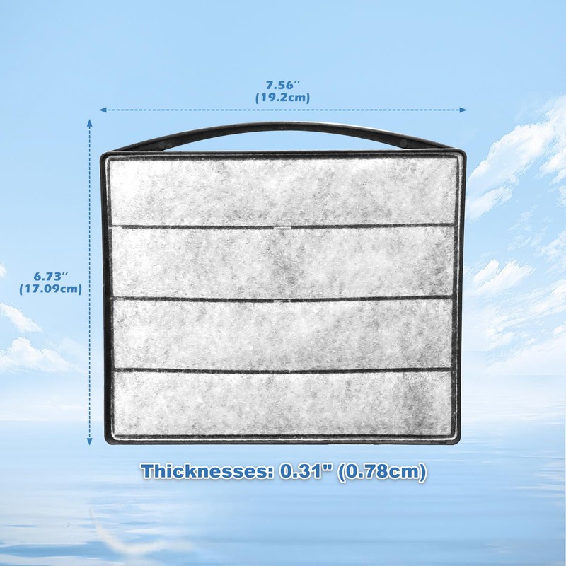 TARARIUM Turtle Tnak Filters Material 5PCS Low Water Level Filters