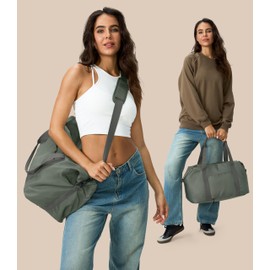 Uselike Weekender Bags for Women, Overnight Travel Duffel Bags with Wet Pocket, Hospital Bag for Labor and Delivery with Toiletry Bag