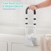 Modern Innovations Adjustable Bathtub Grab Bar, Safety Bath & Shower