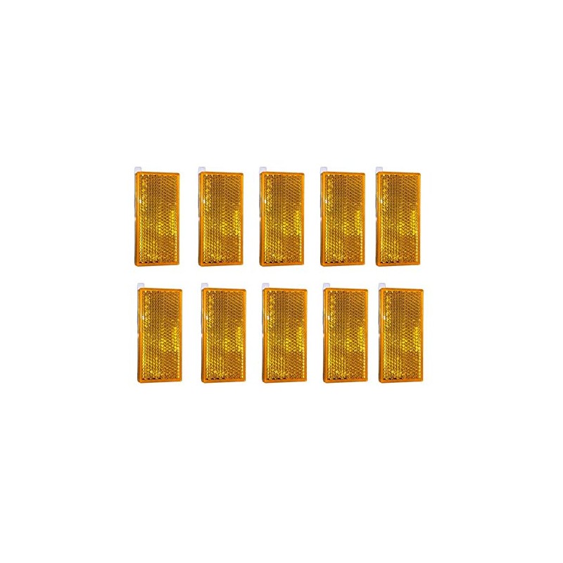 Orange Square Shaped Reflector, 10 Sheets Set * Registration Supported