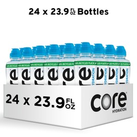 Core Hydration Perfectly Balanced Water, 23.9 fl oz Sport Cap bottle (Pack of 24)