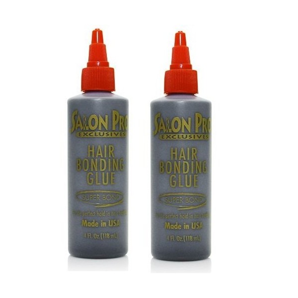 Salon Pro Exclusives Anti-Fungus Super Hair Bonding Glue 118 ml/4 fl oz (2 PCS OFFER)