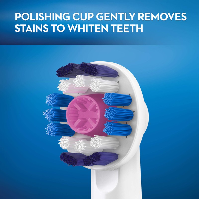 Oral-B 3D White Electric Toothbrush Replacement Brush Heads Refill, 3