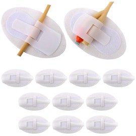 10 Pcs Catheter Stabilization Device, Self-High Adhesive Foley Catheter Supplies, Legband Holder Urinary for Single/Double Tube Catheter, Fixation Device Strap Fixing Accessories, Catheter Holder