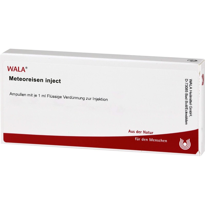 Wala Meteoreisen Inject Liquid Dilution Pack of 10 Ampoules