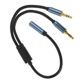 CAXUSD 1pc Headphone Audio Splitter y Adapter Cable Compact Earphone Splitter for Dual Devices Lightweight and Design for Laptop and Computer Use