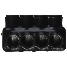 4 Wire Polaris 500 MCM - 4 AWG Insulated Multi-Cable Connector Block, Either Side Wire Entry