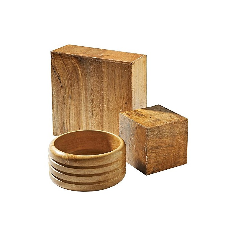 Rockler Plain Maple Turning Blanks for Wood Lathe Projects -